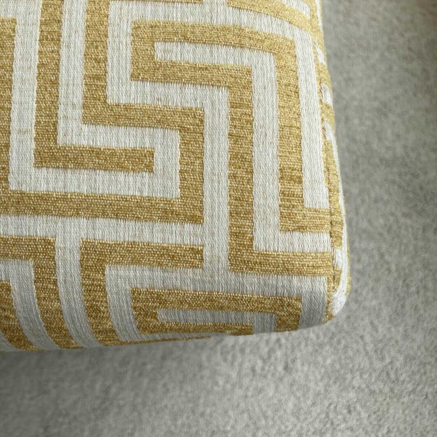 Schröno - Sofa Palma Plus Stoff 654769 Fuss Hochglanz Schwarz - 2