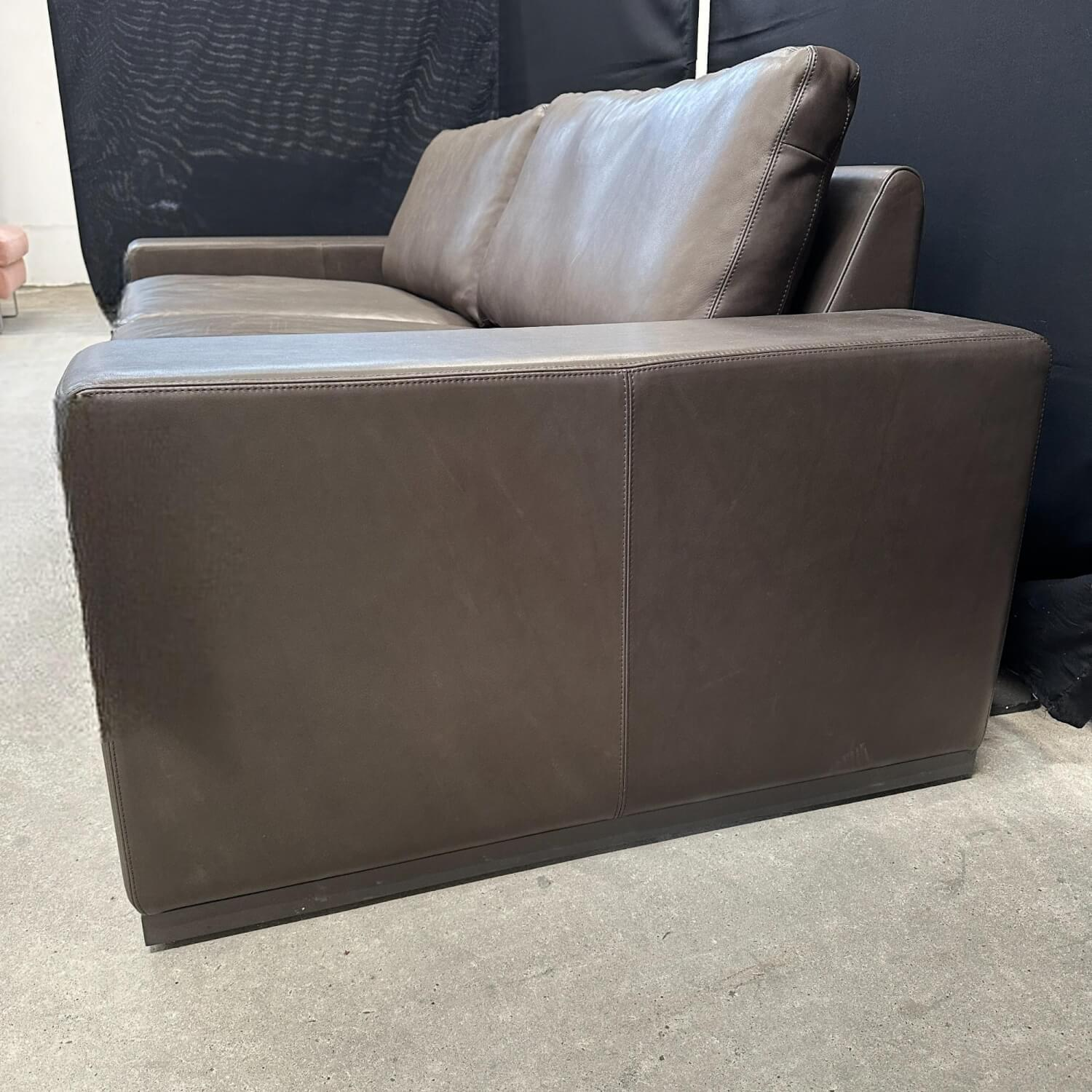 COR - Schlafsofa Conseta Leder Puro 920 Expresso Braun Rahmenfuß F01 Feinstruktur Schwarzbraun - 7