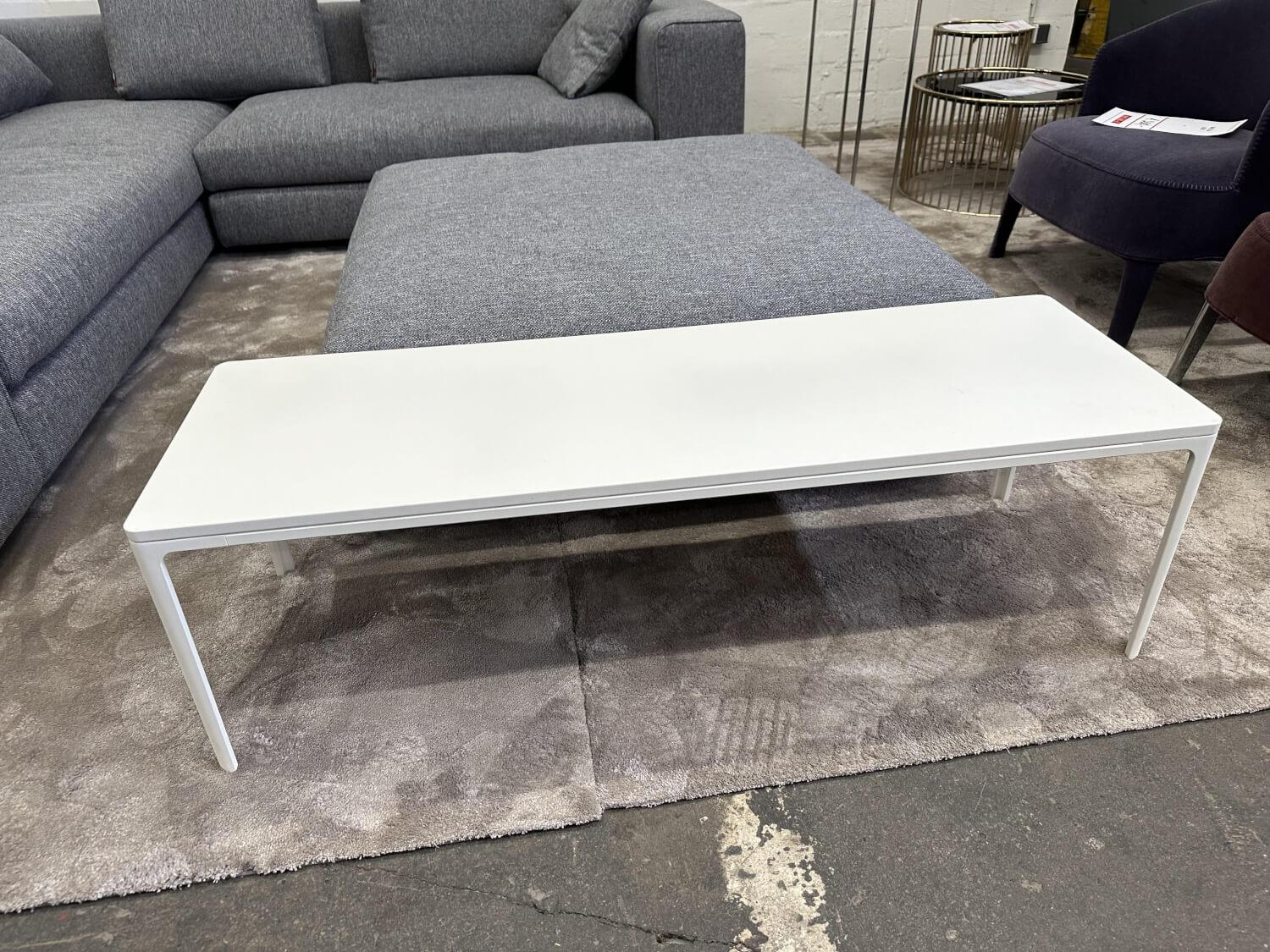 Vitra - Couchtisch Plate Tischplatte MDF Weiß Untergestell Weiß Pulverbeschichtet - 4