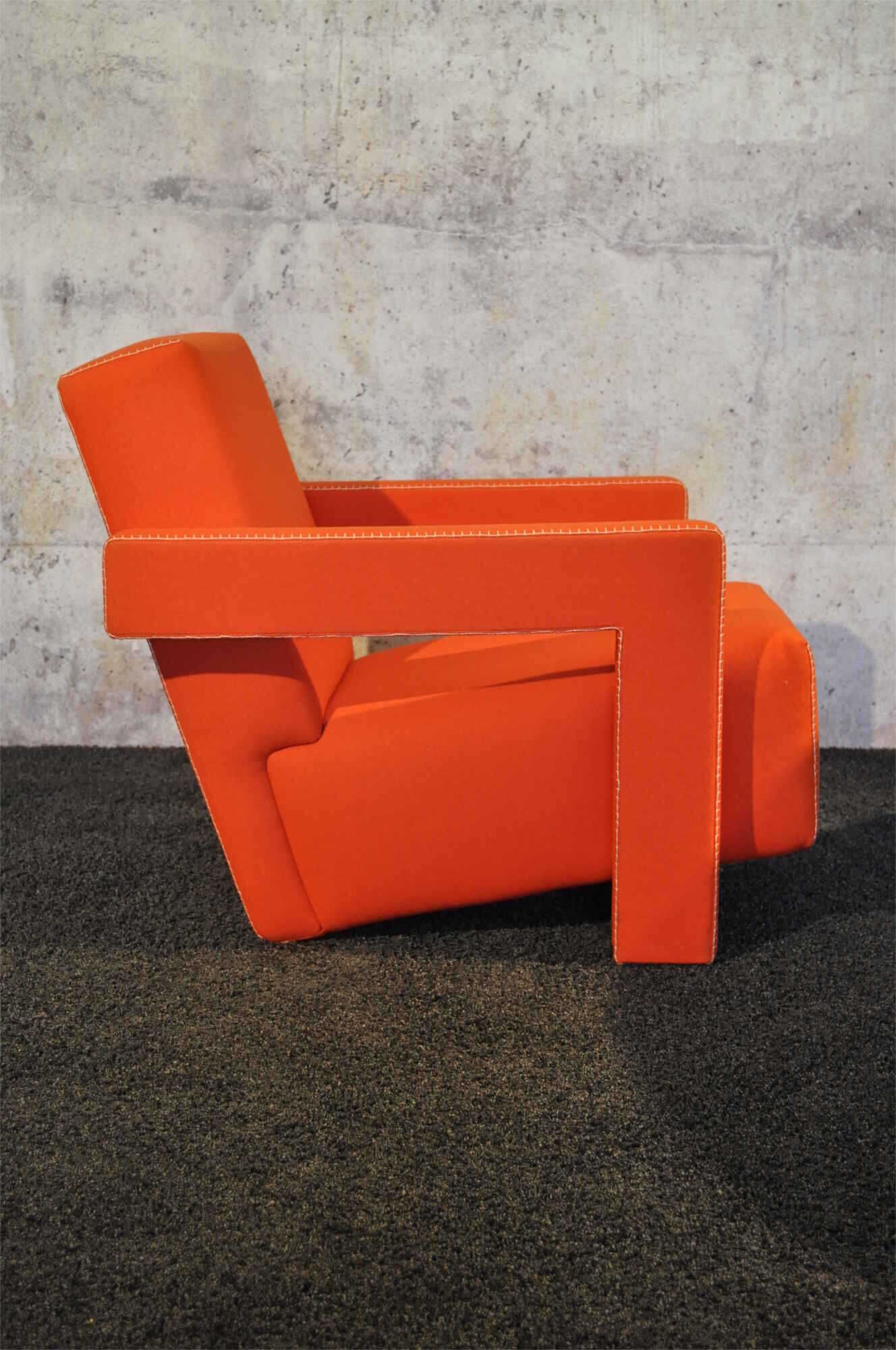 Cassina - Sessel Utrecht 637 (in Rot) - 3