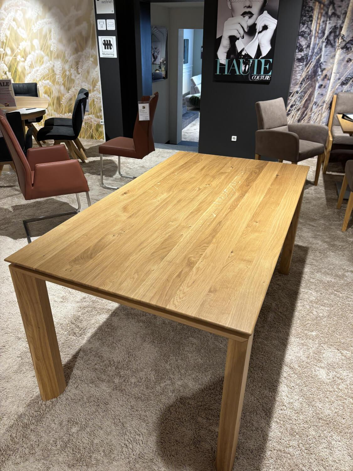 Krüger & Krüger - Esstisch Oslo Asteiche Massiv Inklusive Klappeinlage - 2