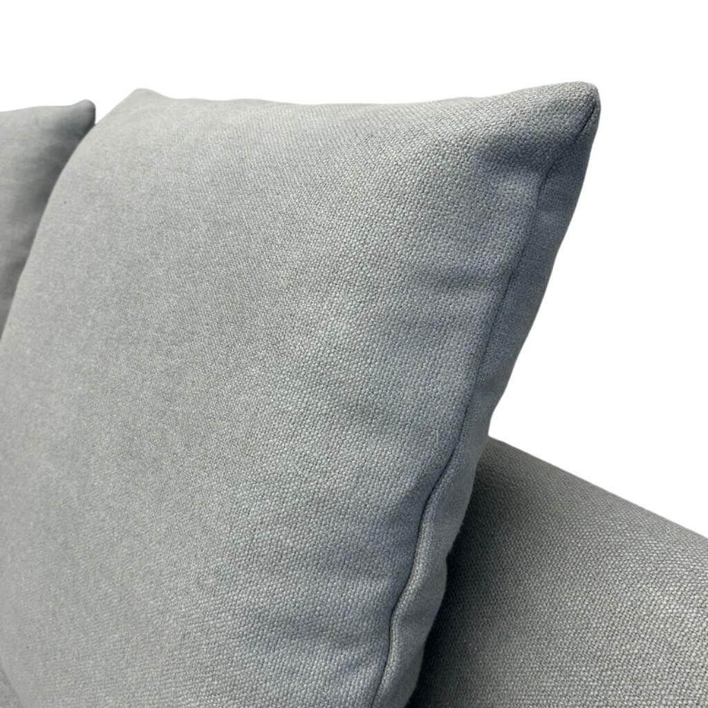 Walter Knoll - Ecksofa Muud Stoff Puro Silver Grau Gestell Matt Schwarz Pulverbeschichtet Inkl. Schwenkfunktion - 6