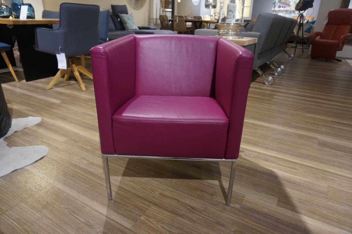 Brühl - Sessel ADD 1 Leder Unit Rosa - 2