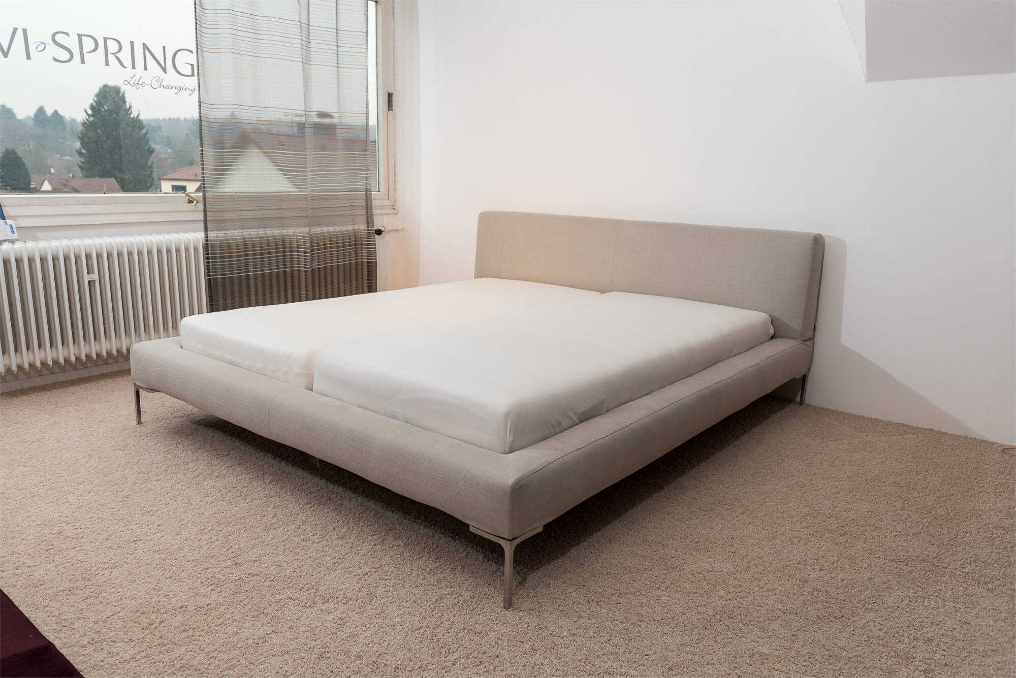 180209-MOEBELFIRST-BRAUM-BAD-HOMBURG-0070 B&B Italia - Bett Charles in Beige-Grau - 3