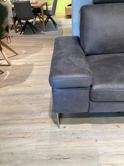 Activineo - Ecksofa Barolo Stoff Relax 66 Graphite Grau mit 2 Kopfstützen - 7