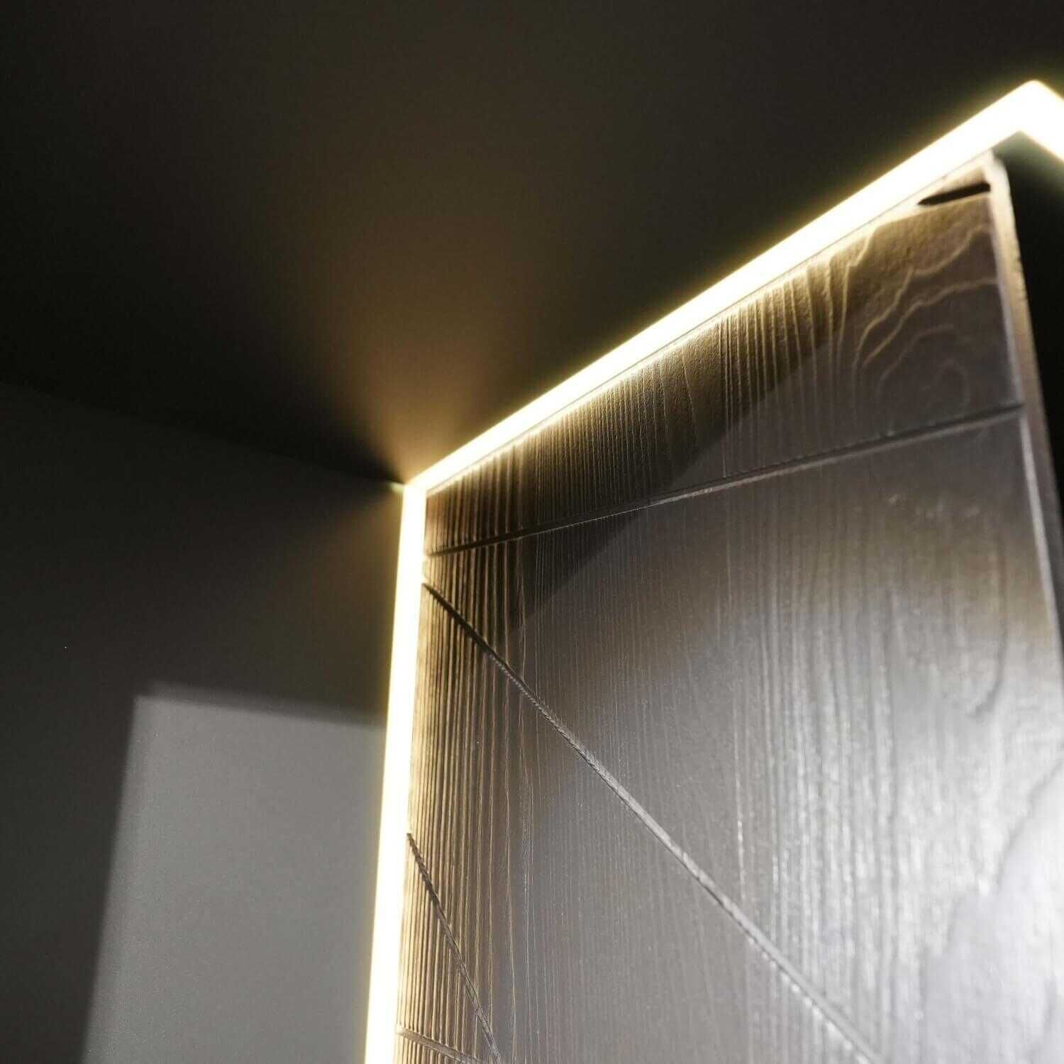 Voglauer - Vitrine V-Aura Eiche Select Geölt Lärche Schwarz Strukturiert - 6