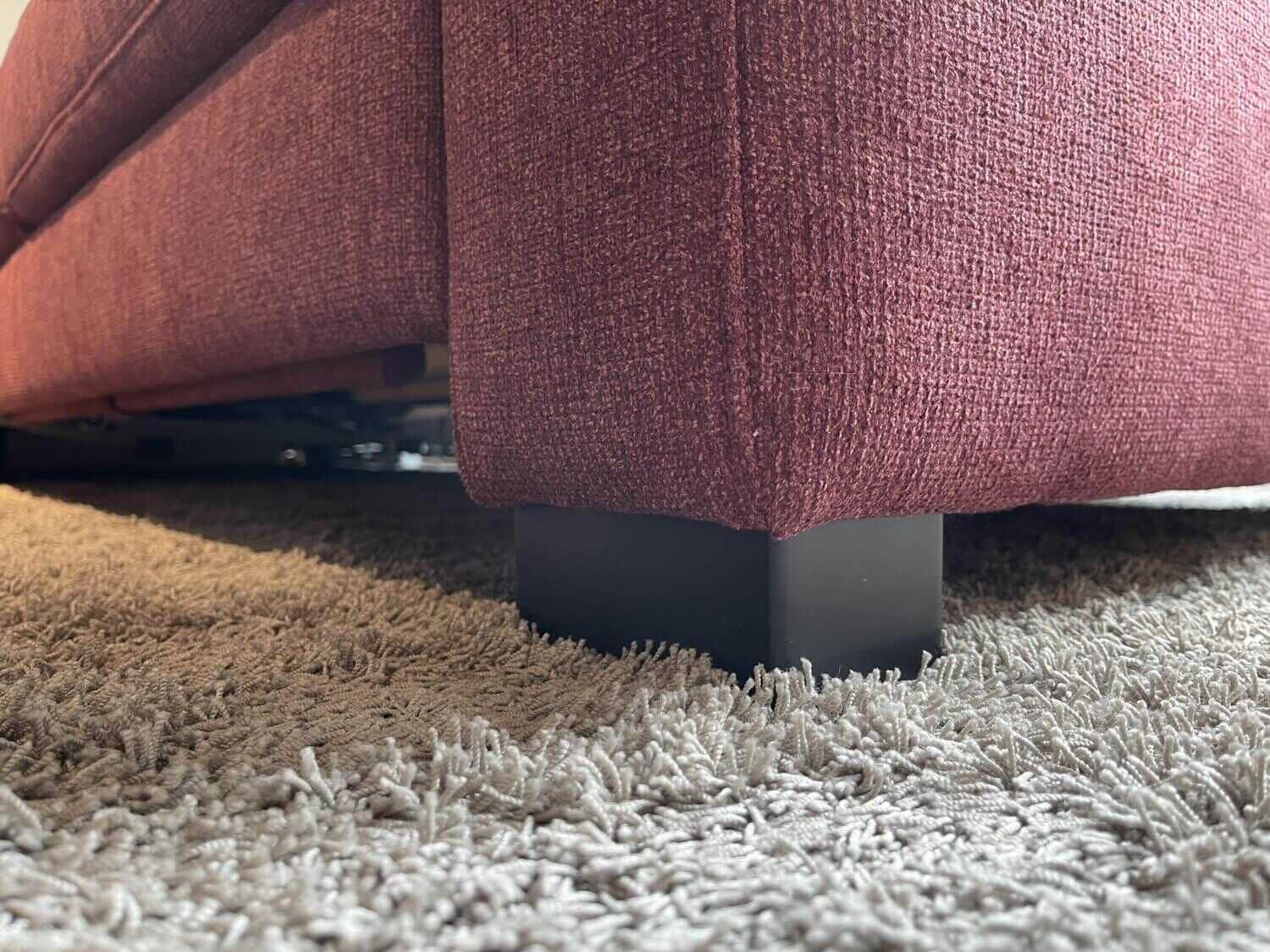 Steinpol - Eckgarnitur Tortona Stoff Amy Marsala 31 PG 12 mit Schlaffunktion - 7