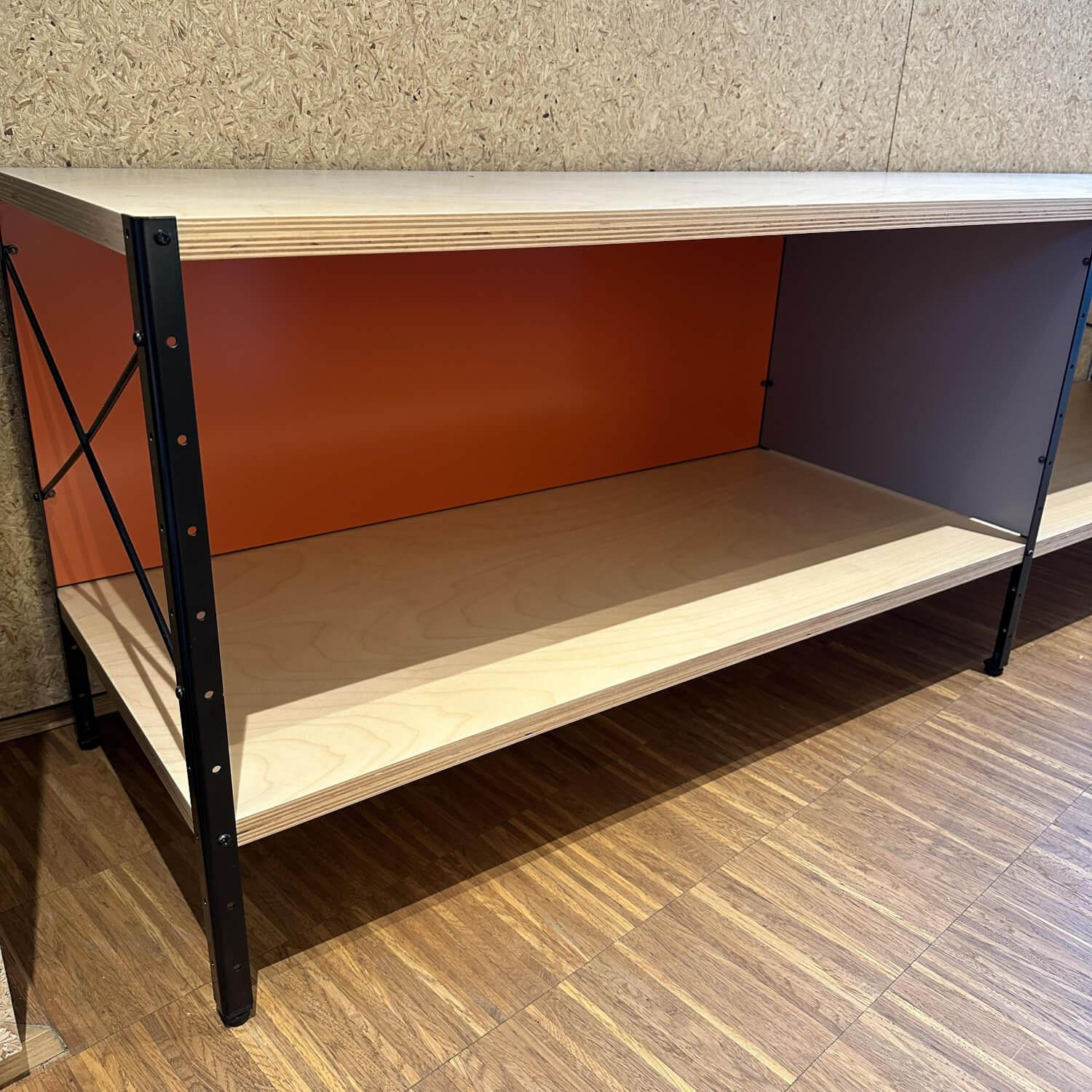Vitra - Lowboard Eames Storage Units Ahornschichtholz Mit Birkenfurnier Braun Gestell Metall Und Aluminium Pulverbeschichtet Schwarz - 7
