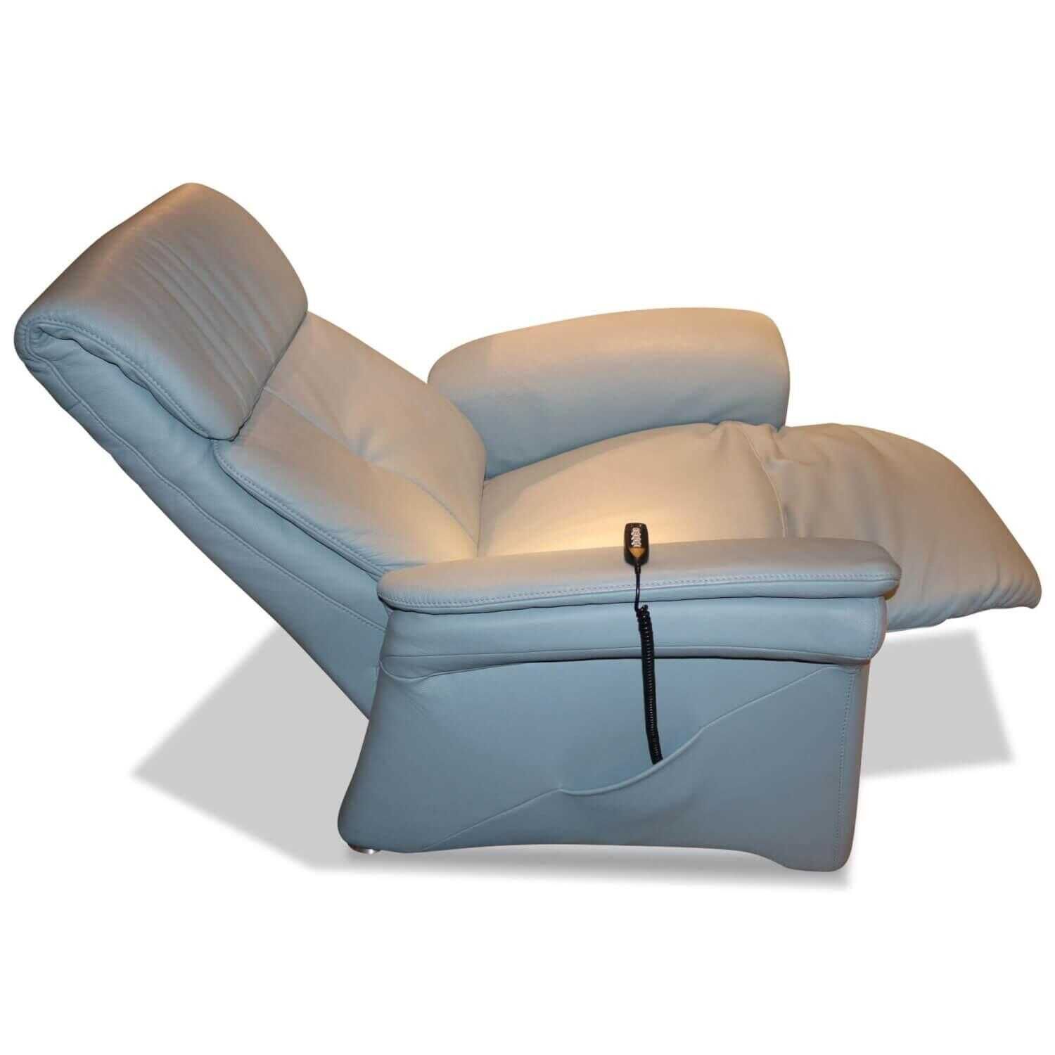 himolla - Sessel 7978 Leder Creme Weiß mit Massagefunktion - 1