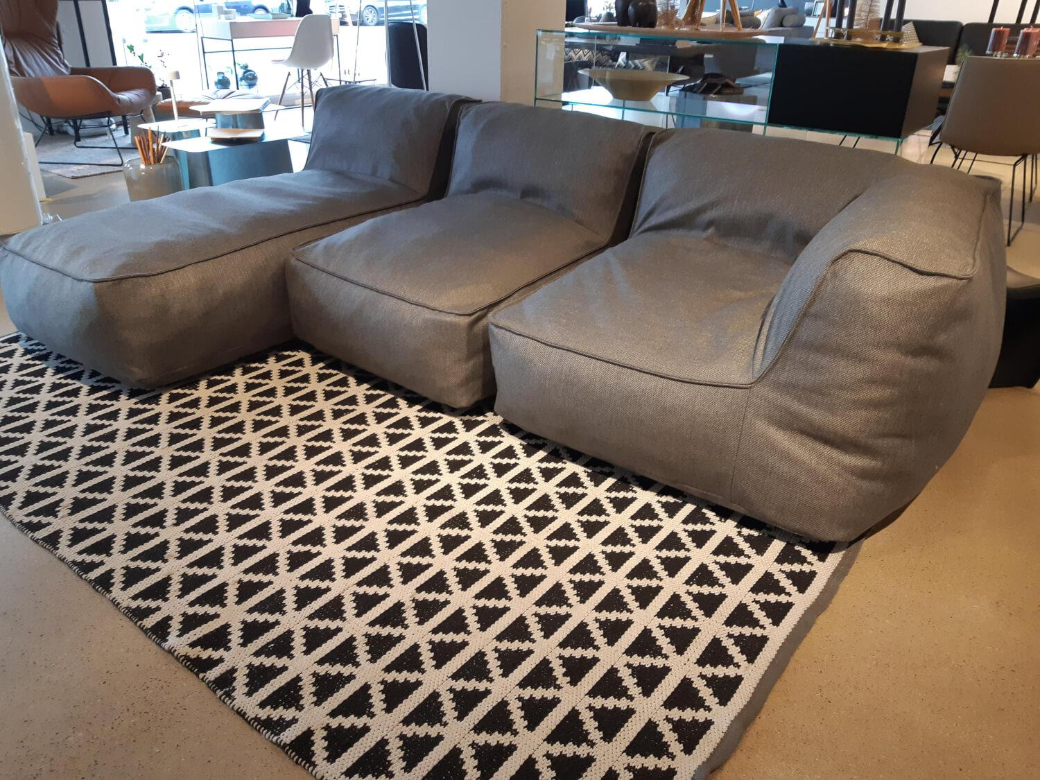 Blomus - Outdoor-Lounge Ecksofa Grow Stoff Grau - 3