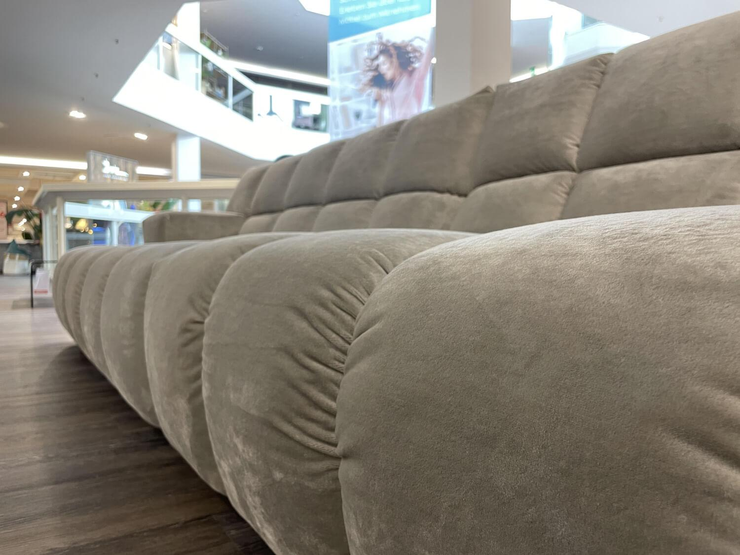 Bretz - Sofa Ocean 7 Stoff Moon Dust 659680 Grau 297 Breit - 7