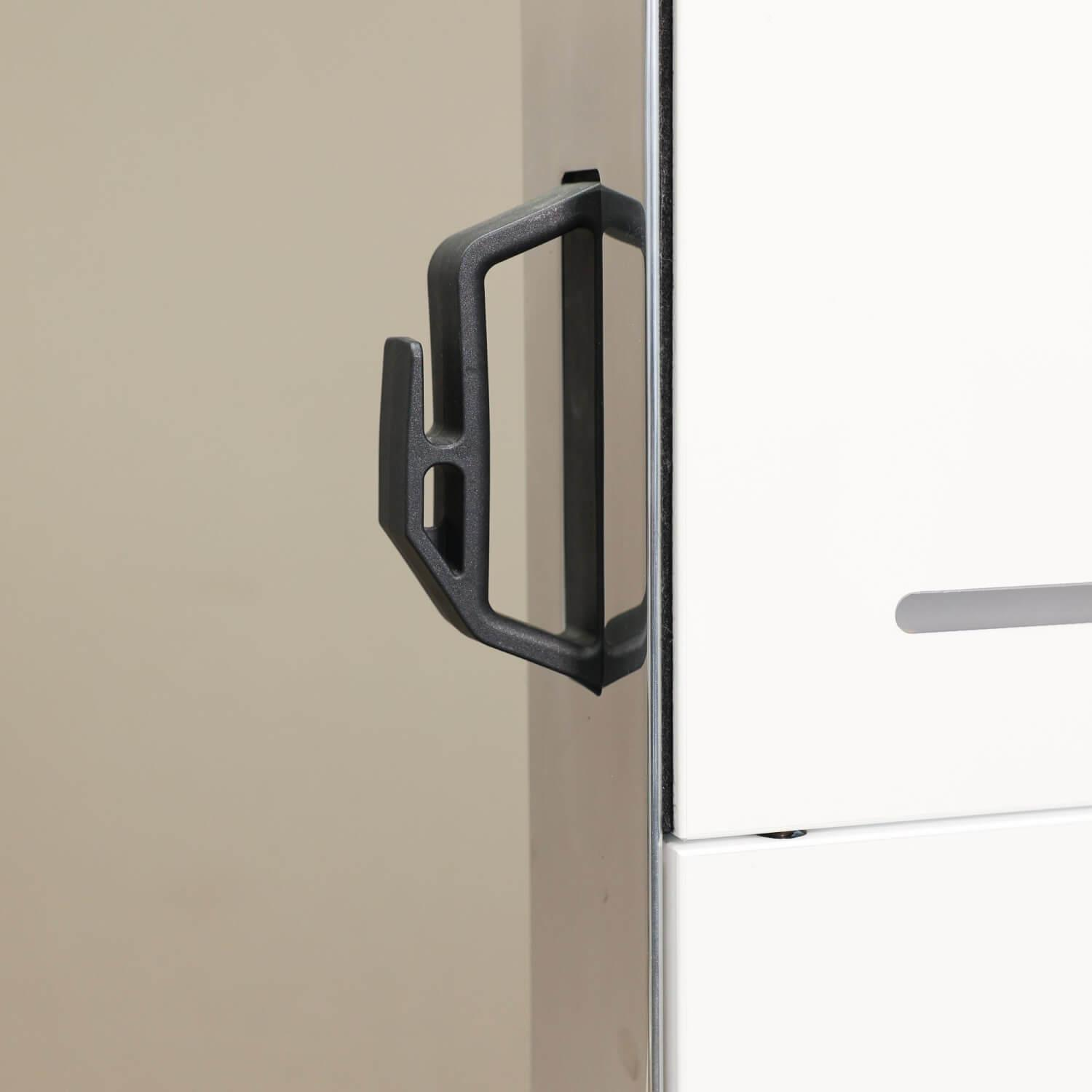 mobica+ - Mobiler Arbeitsplatz Nomado Kantenschutz Aluminiumprofil Wand Hochglanzbeschichtung Fuß Aluminium Poliert - 5