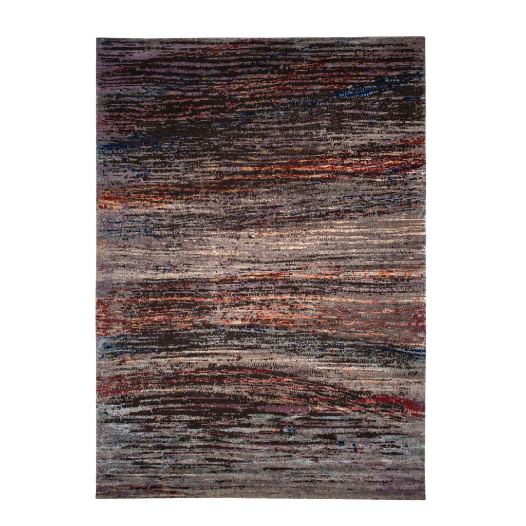Walter Knoll - Teppich 200x300 Legends Of Carpets Kina Wolle Seide Brennnessel Rot Grau Braun 200x300 - 1