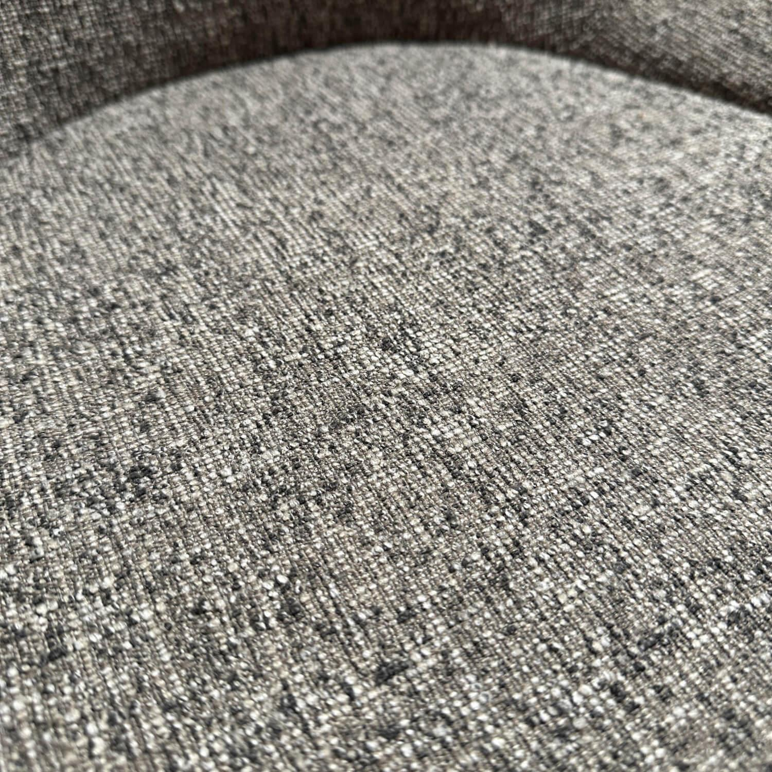 Walter Knoll - 2er Set Stuhl Sheru 1430 C Stoff Talent 10787896 Grau Rücken Leder Rodeo Soft 1417 Pebble Grau Braun Füße Eiche Alurahmen Schwarz - 6