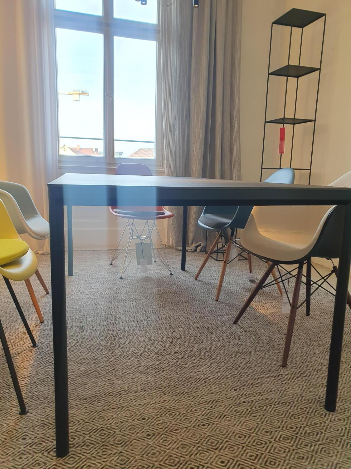 Extendo - Esstisch ST35 Platte Keramik Schwarz Gestell Schwarz - 6