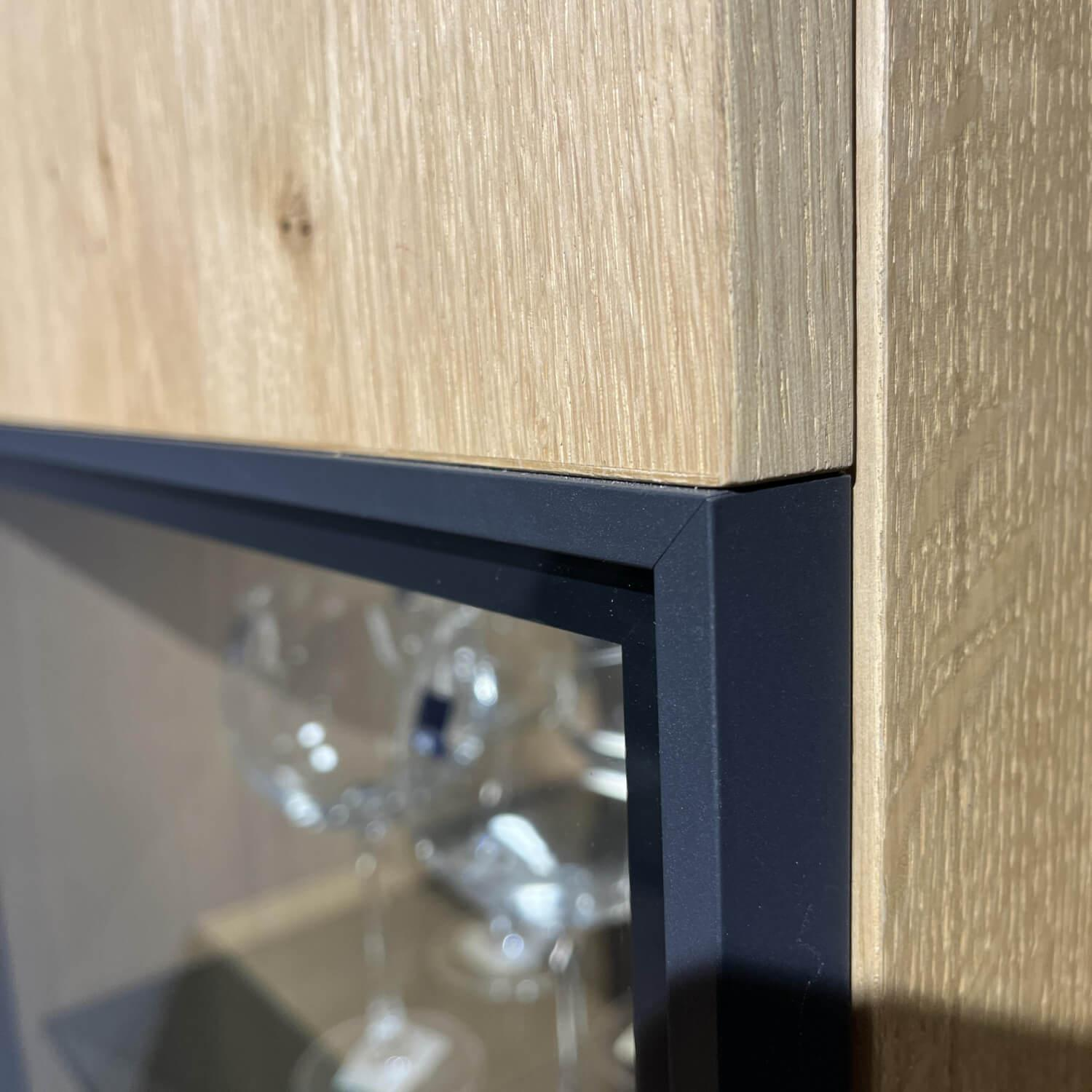 Gwinner - Wohnwand Mondo Cantato CN7 Balkeneiche Natur 2205 Akzent Rostoptik - 14