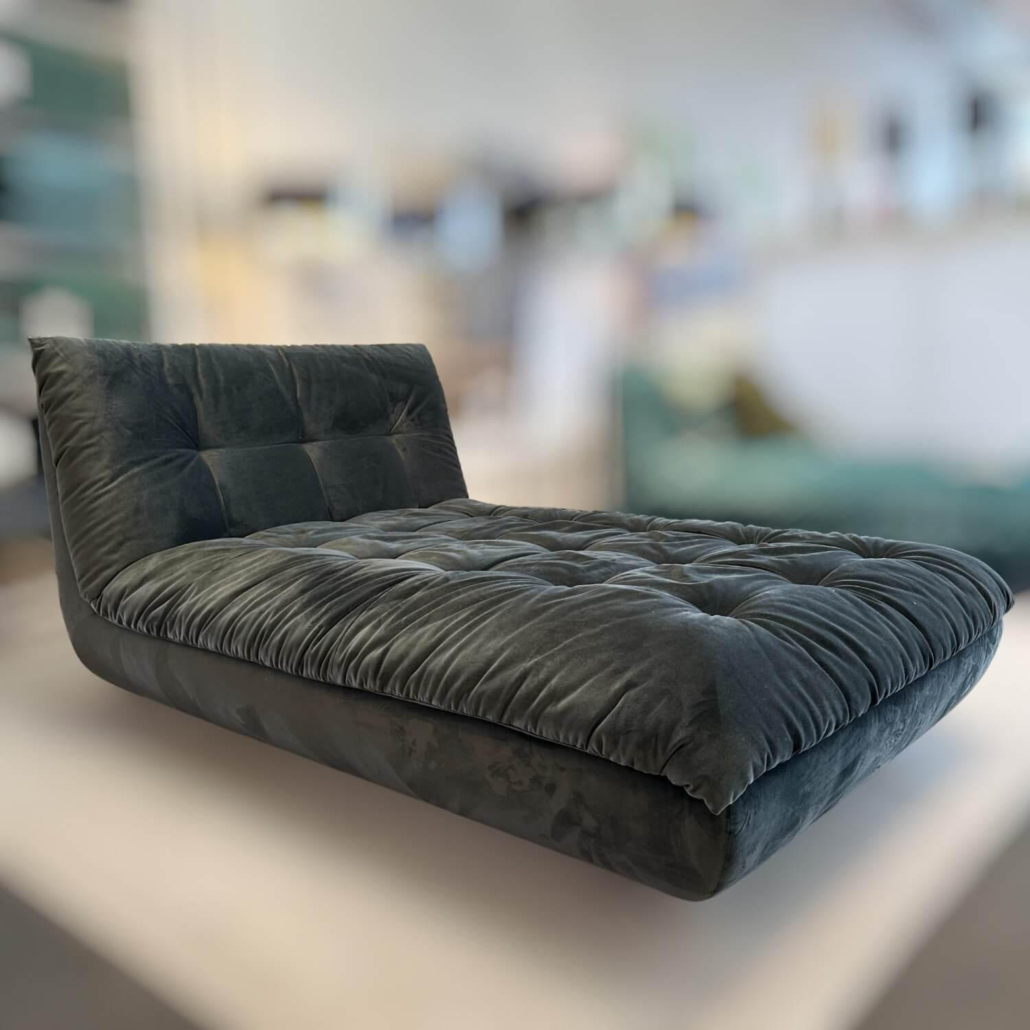 IP Design - Longchair Soulmate Bezug Stoff City Velvet Reloaded CA7832/139 Schwarz - 10