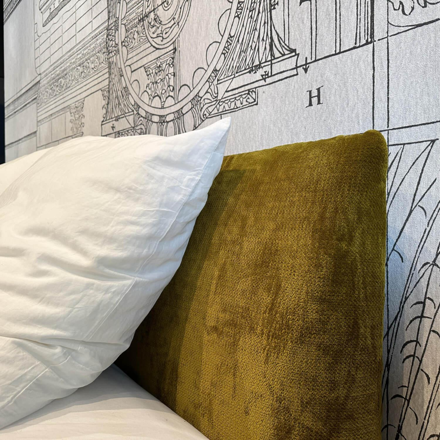 Interlübke - Boxspringbett Jalis Stoff Carlucci CA 1662 Gold Gelb mit Matratze - 4