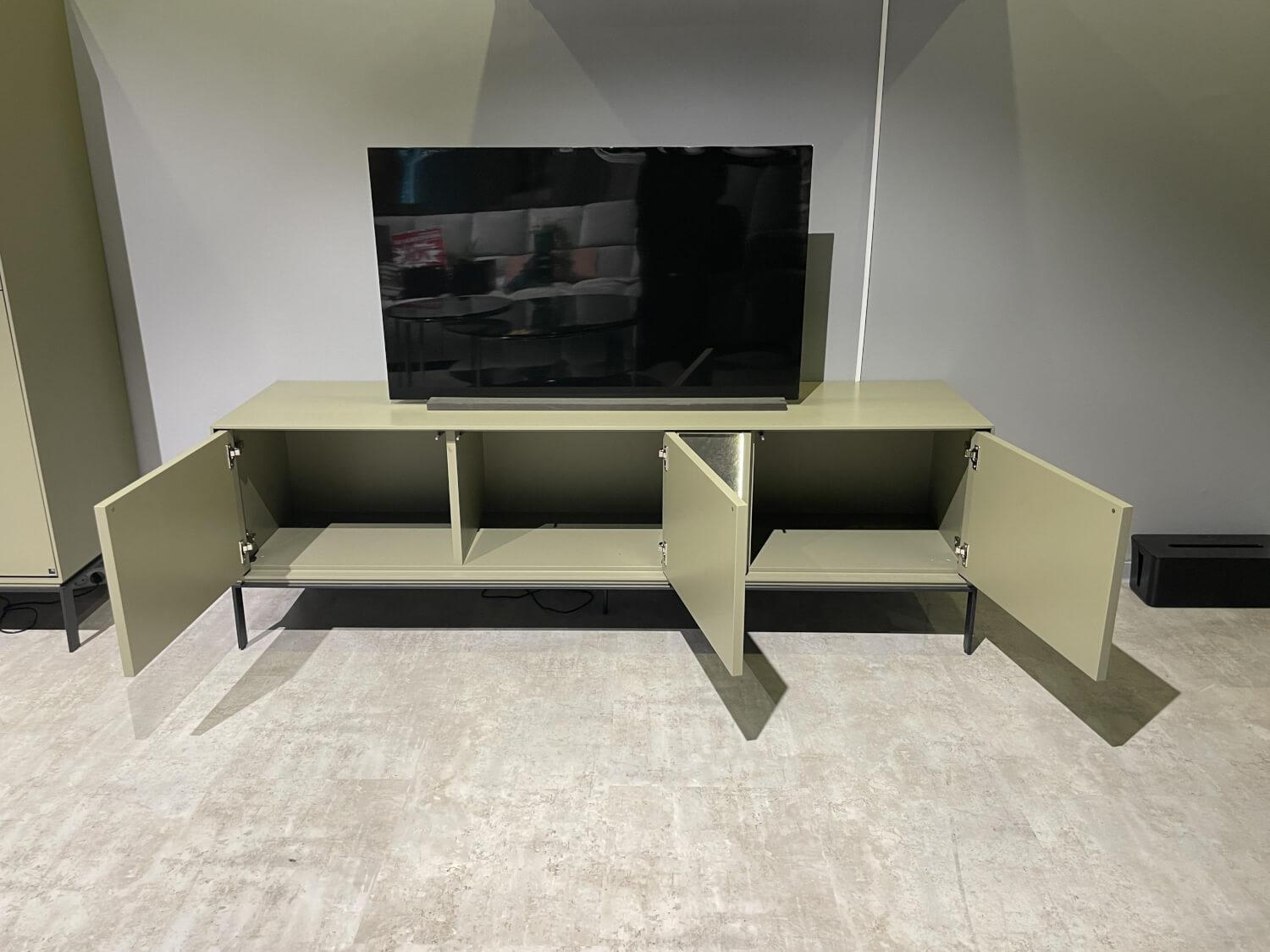 WK Wohnen - Anbauwand R WK 480 Framento Korpus Und Front Lack Matt Troop Grau - 6