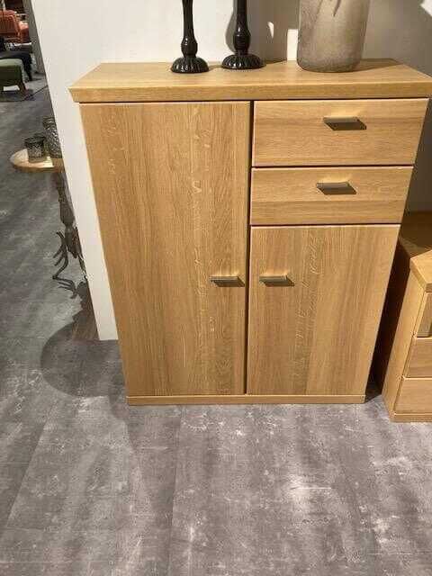 Rietberger Möbelwerke - Wohnwand Fresno Vtrine TV-Board Highboard Eiche Sand - 3