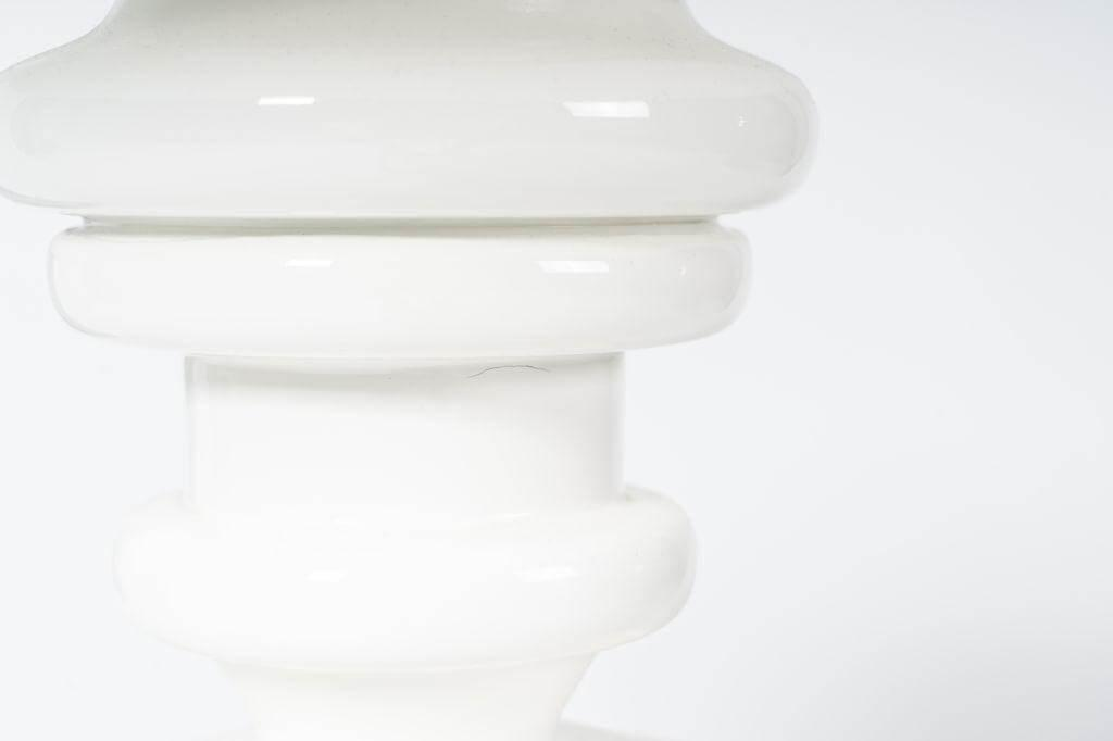 Zanotta - Beistelltisch Doris 6535 Hochglanzlack Weiss RAL 9016 Rahmen Stahl Fuß Und Platte Lackiertem Holz - 3