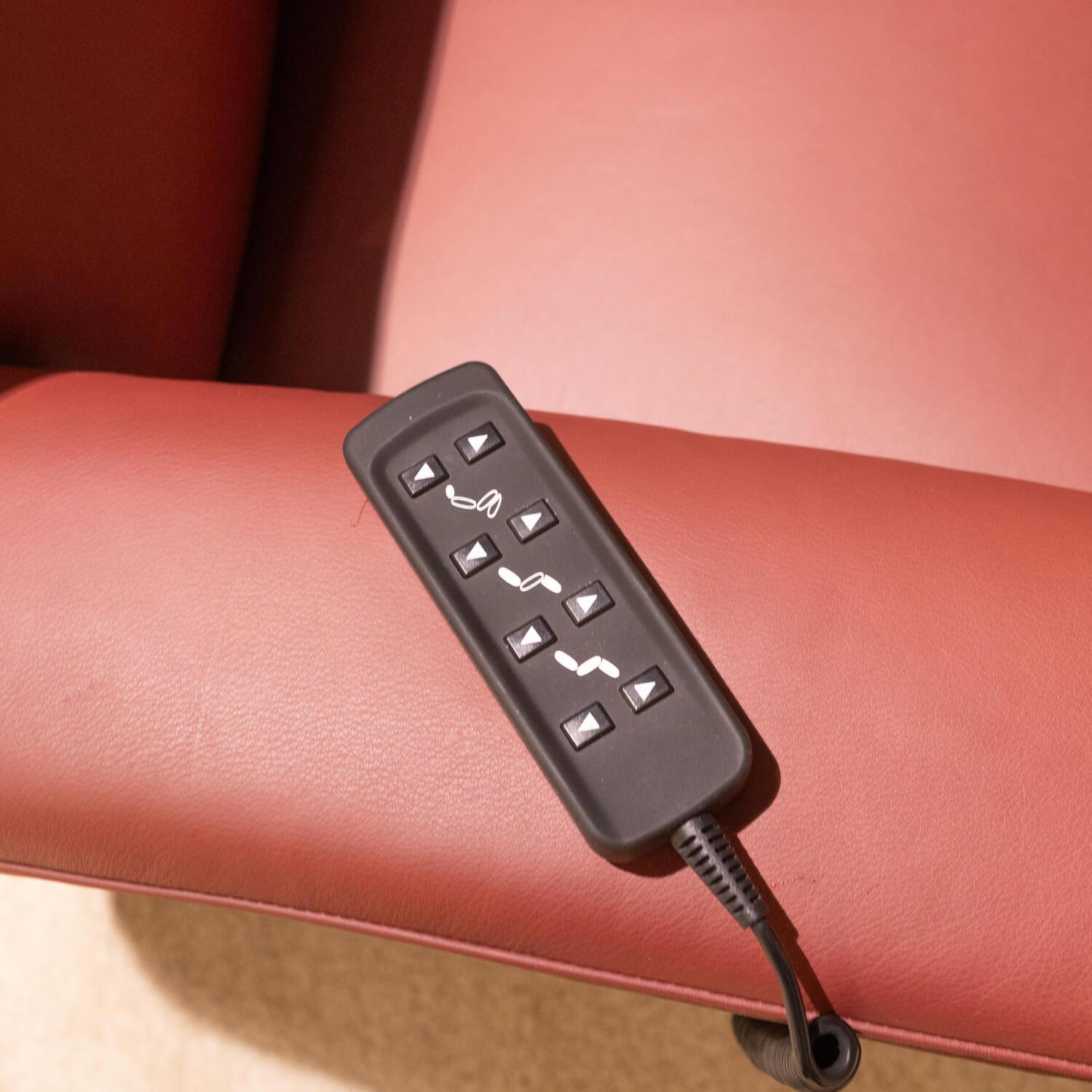 Comfortmaster - Sessel Easyswing 7304 Leder 24 Longlife Cabern Rot Sternfuß Anthrazit Pulverbeschichtet - 4