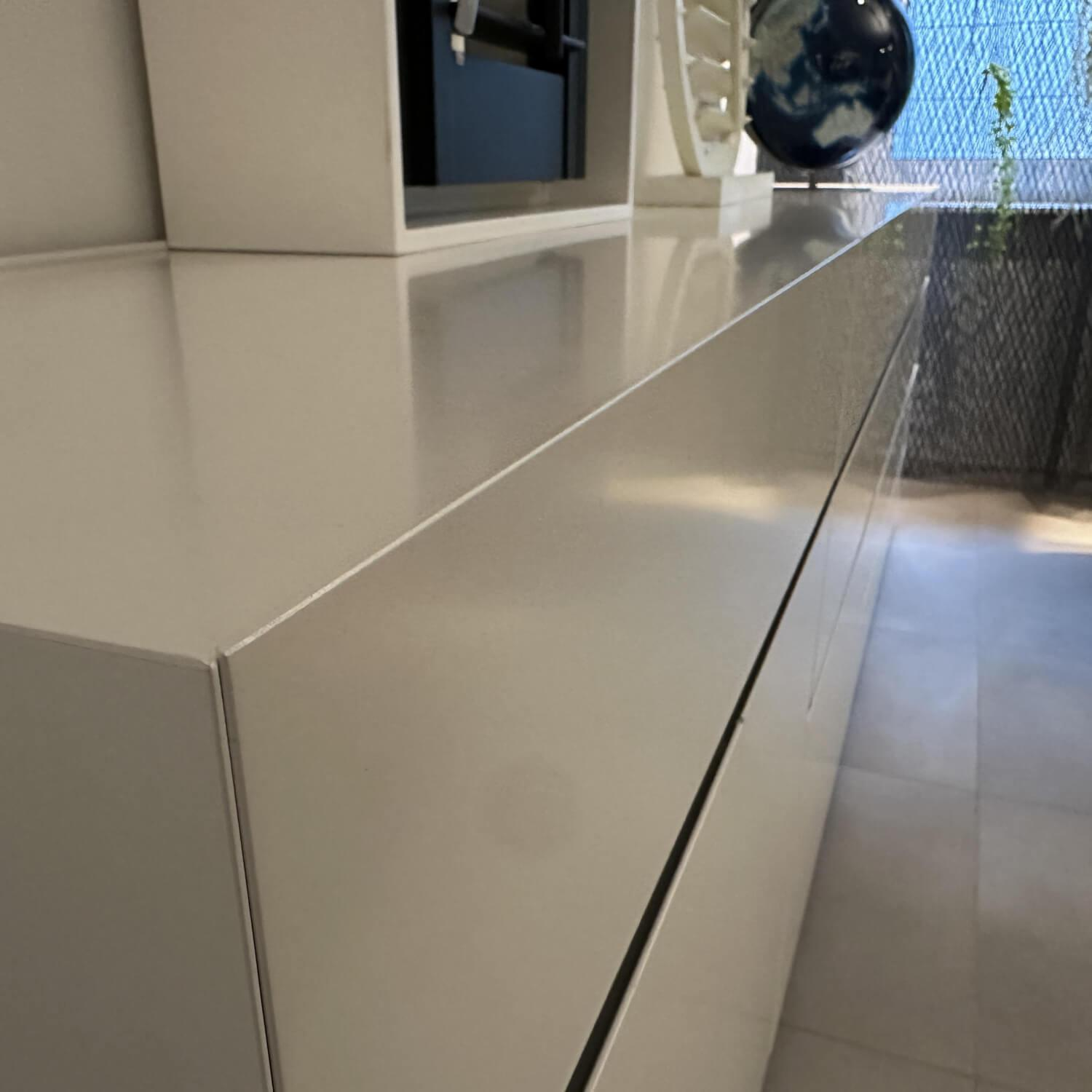 Interlübke - Sideboard Just Cube Bold Front Lack Weiß Korpus Lack Anthrazit - 8