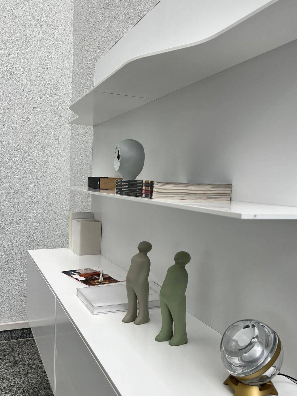 MDF Italia - Paneelwand Wave Lack Weiß - 3