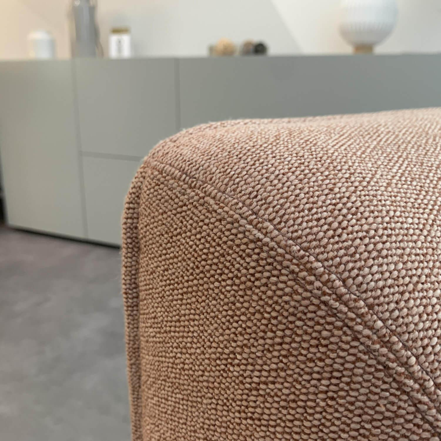 COR - Sessel Mell Stoff 9121 Flamingo Rosa Gestell Metall Verchromt - 3