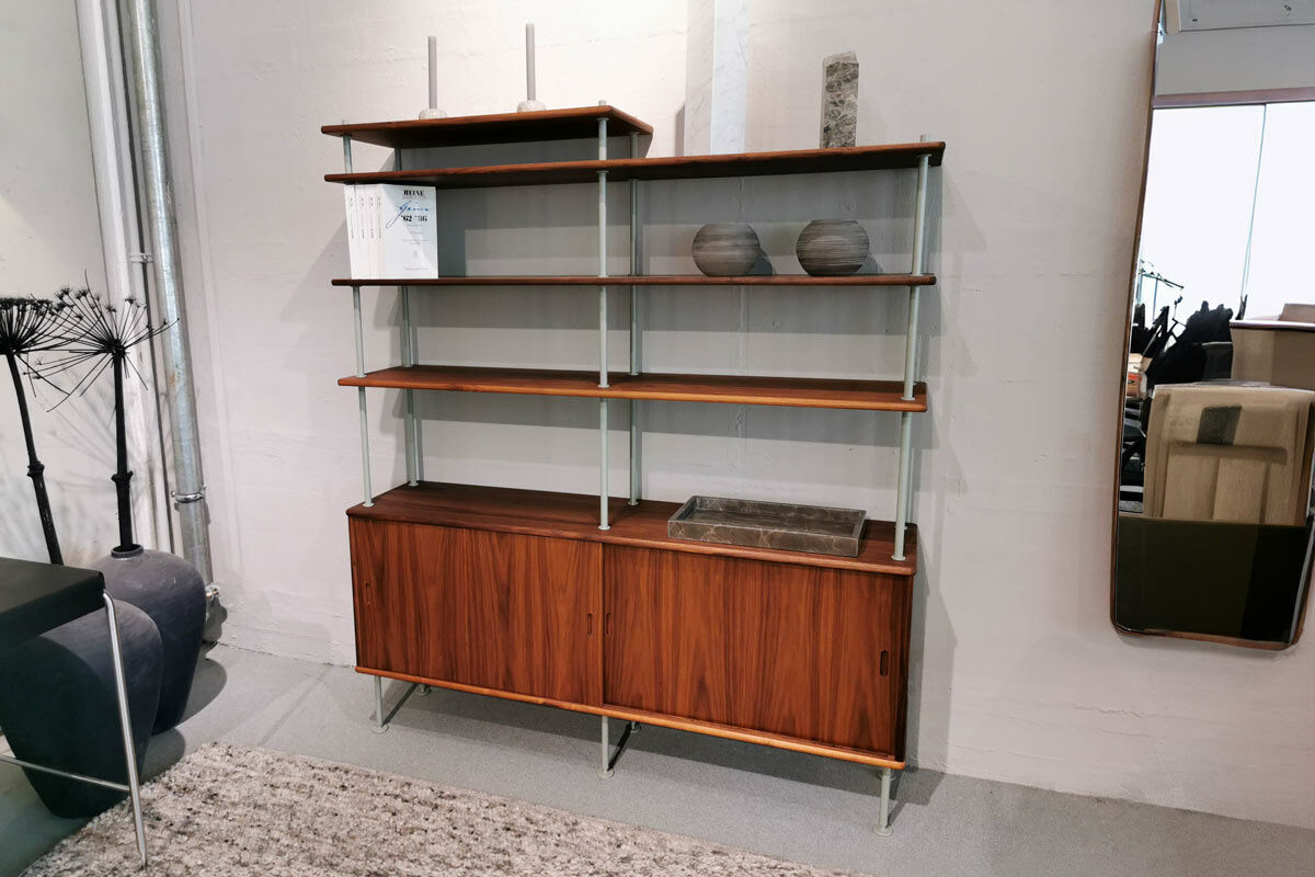 Carl Hansen & Søn - Regalkombination BM0253 Walnuss Geölt Abstandshalter Metall Grau Lackiert  - 5