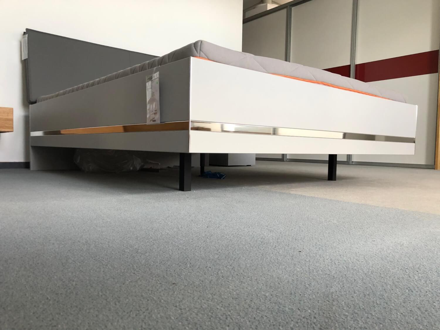 Nolte - Bettanlage Concept Me 500  S9 Seidengrau ohne Lattenrost ohne Matratze mit Nachttisch Alegro - 5