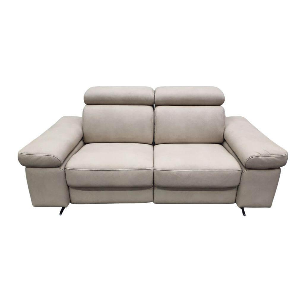 himolla - Sofa 2-Sitzer 1182 62 F44 Leder 24 Longlife Rustika Küste Beige Gestell Metall Anthrazit Mit Elektrischer Wallfree-Funktion - 1