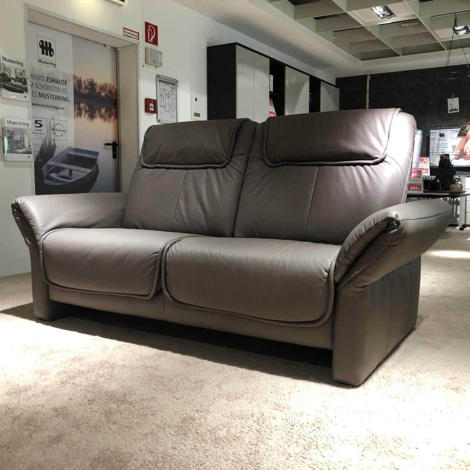 musterring-mehr-sofas-sofa-mr-380-leder-soft-line-elephant-armlehne-klappbar-6eede52c4b7c Musterring - Sofa MR 380 Leder Soft-Line Elephant Armlehne Klappbar - 1