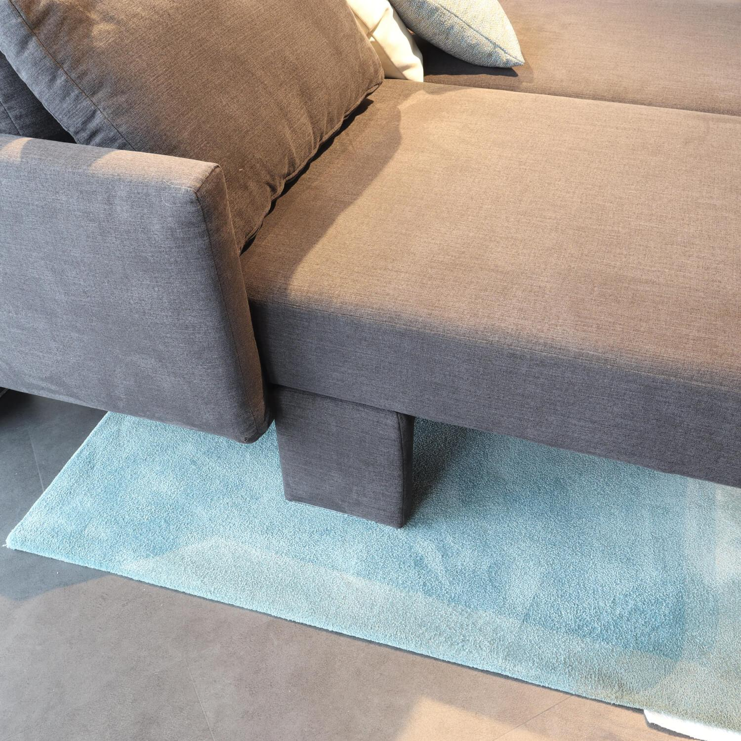 Franz Fertig - Sofa With Swivel Seats Scene Fabric Cape 79 Charcoal Frame Beechwood And Panel Material - 2
