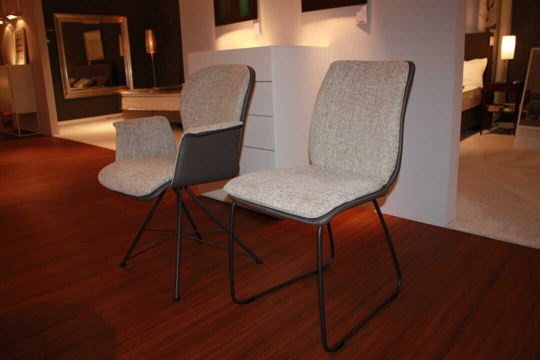 3073 Bert Plantagie - Stuhl (6er-Set) in Beige-Braun - 3