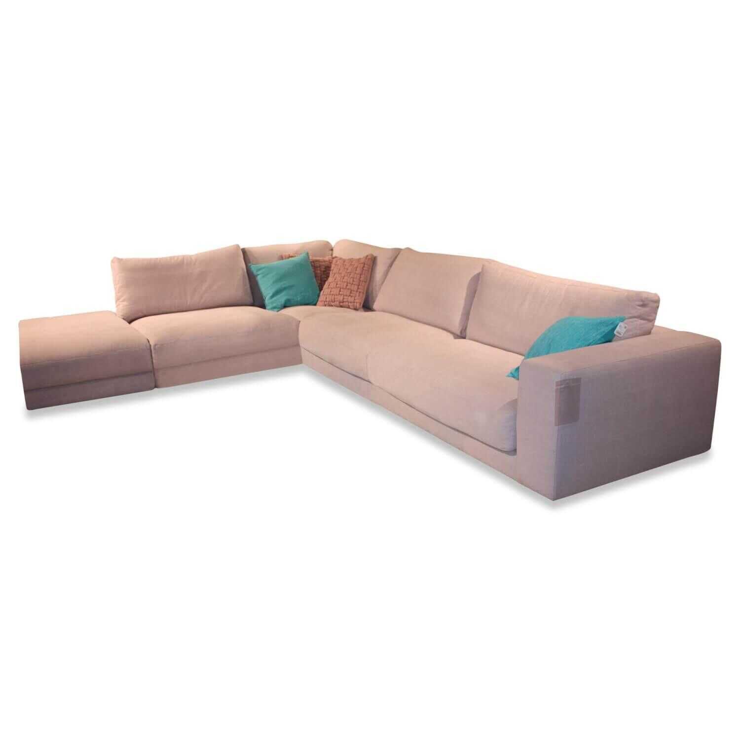 Candy - Ecksofa Giant Stoff 10 Vintage Rosa - 1