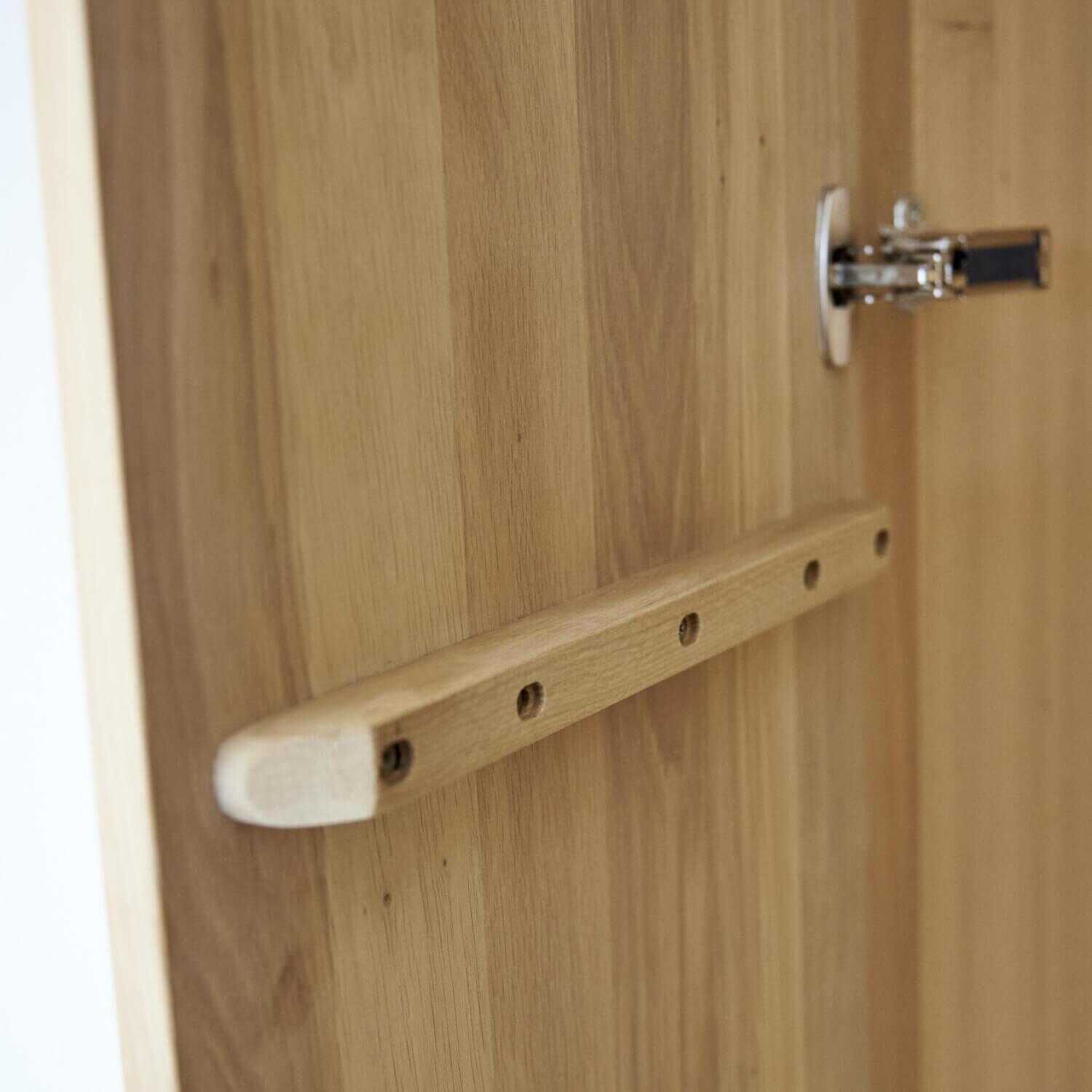 Gazzda - Kleiderschrank Modell Fawn Eiche Massiv Oberfläche Weiß Geölt - 20