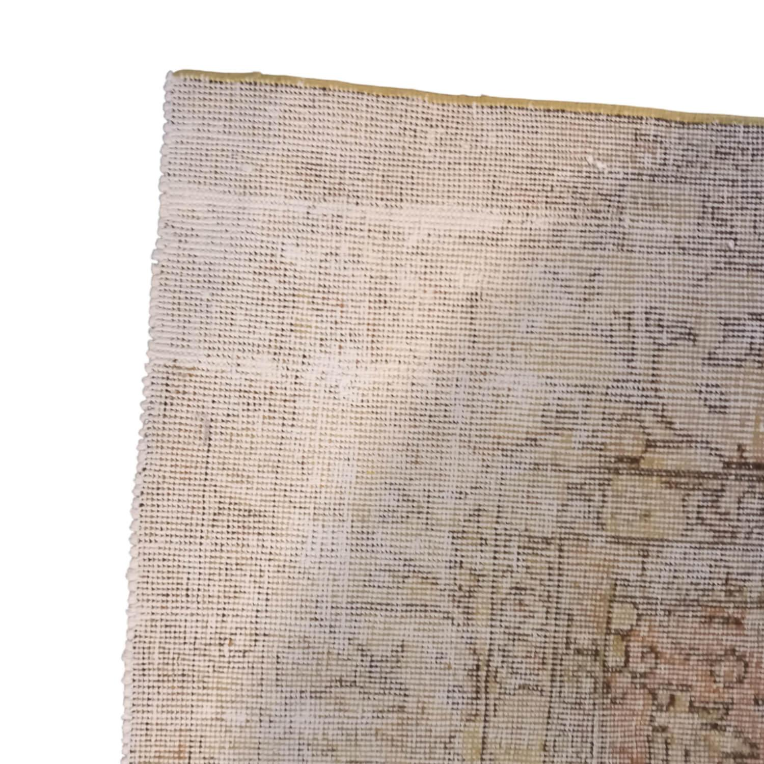 Remade - Teppich 314x213 Textil Decolorized Gelb Beige - 1