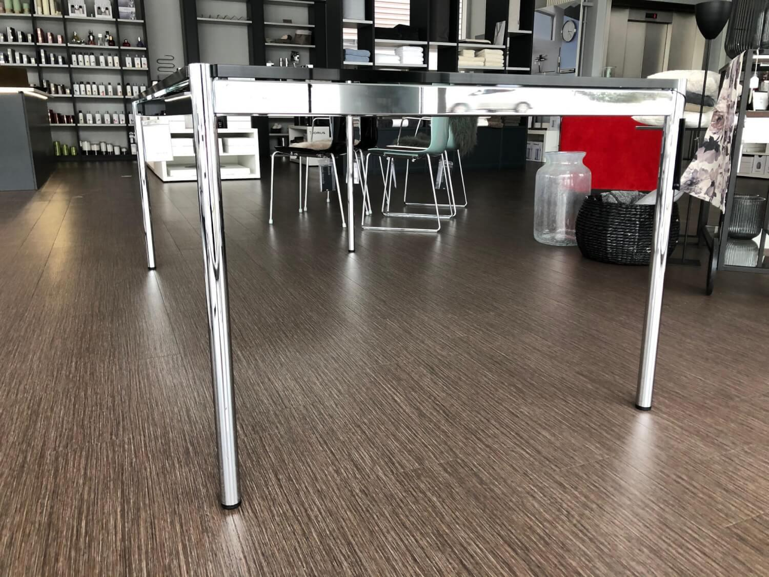 USM Haller - Glastisch Transparent 10075.80 Gestell Chrom - 5