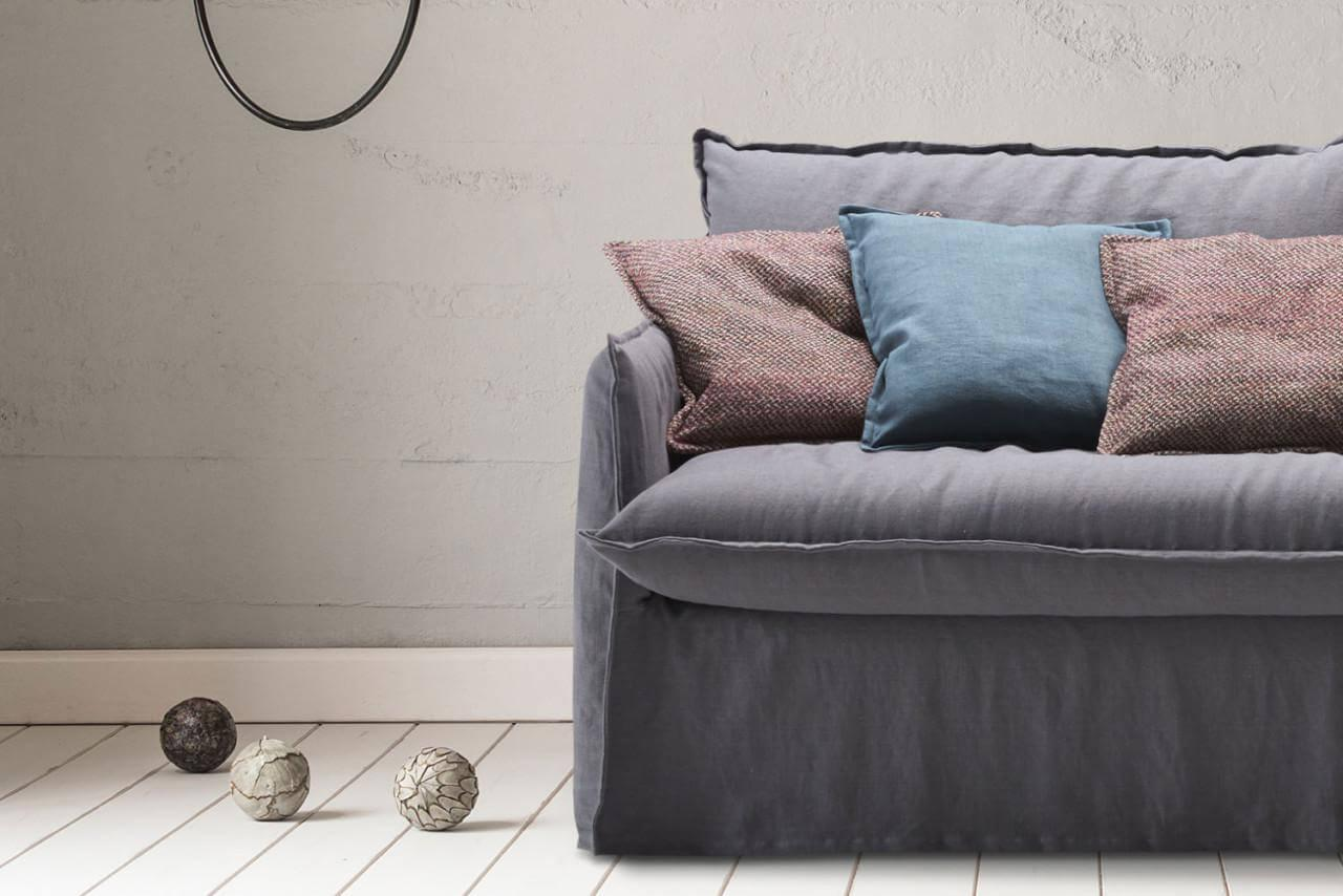 Milano Bedding - Schlafsofa Clarke 18 3-Sitzer Stoff Mitrella 29 Light Blue Blau - 6