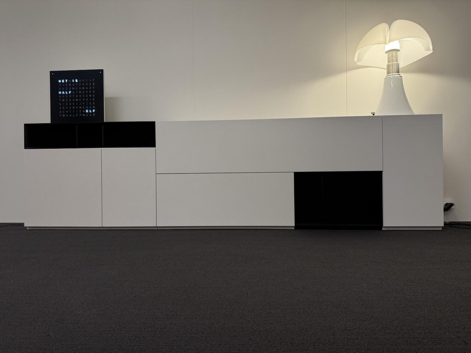 Kettnaker - Sideboard Alea Lack Weiß Schwarz Matt - 2