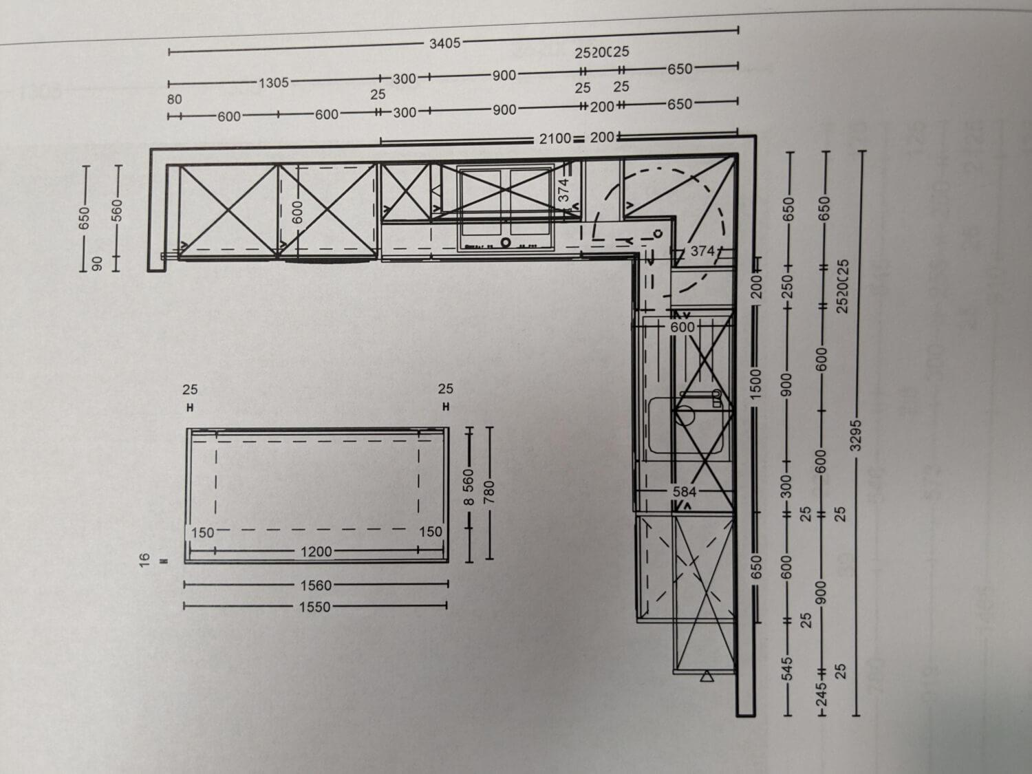 Contur - Küche Kiruna Beton Schiefergrau NB K034 Virginia Eiche K190 Lavaschwarz mit Neff E-Geräten - 3