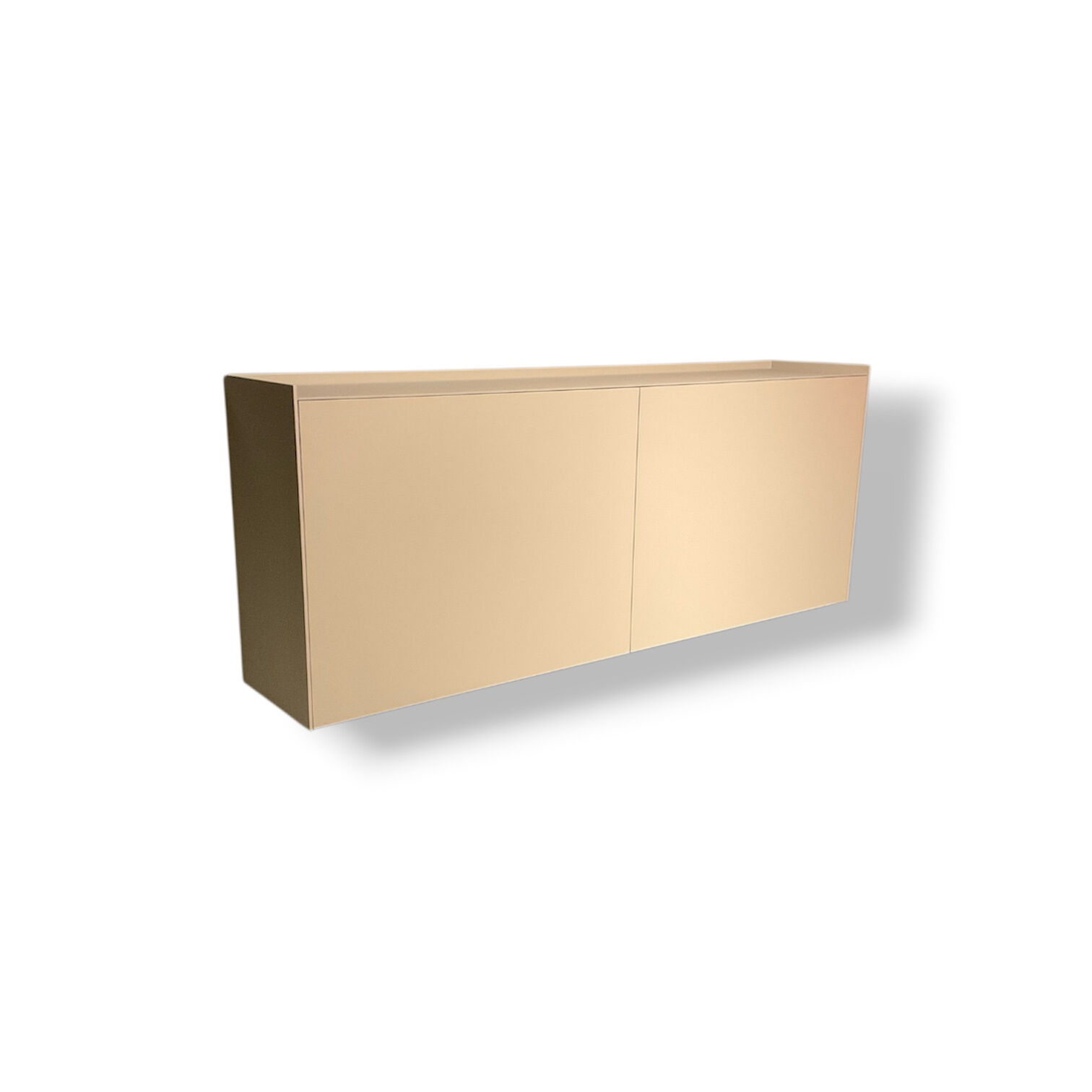 Kettnaker - Sideboard Case Lack Matt Basalt Innen Lack Messing Abdeckplatte Glas Matt Basalt - 2