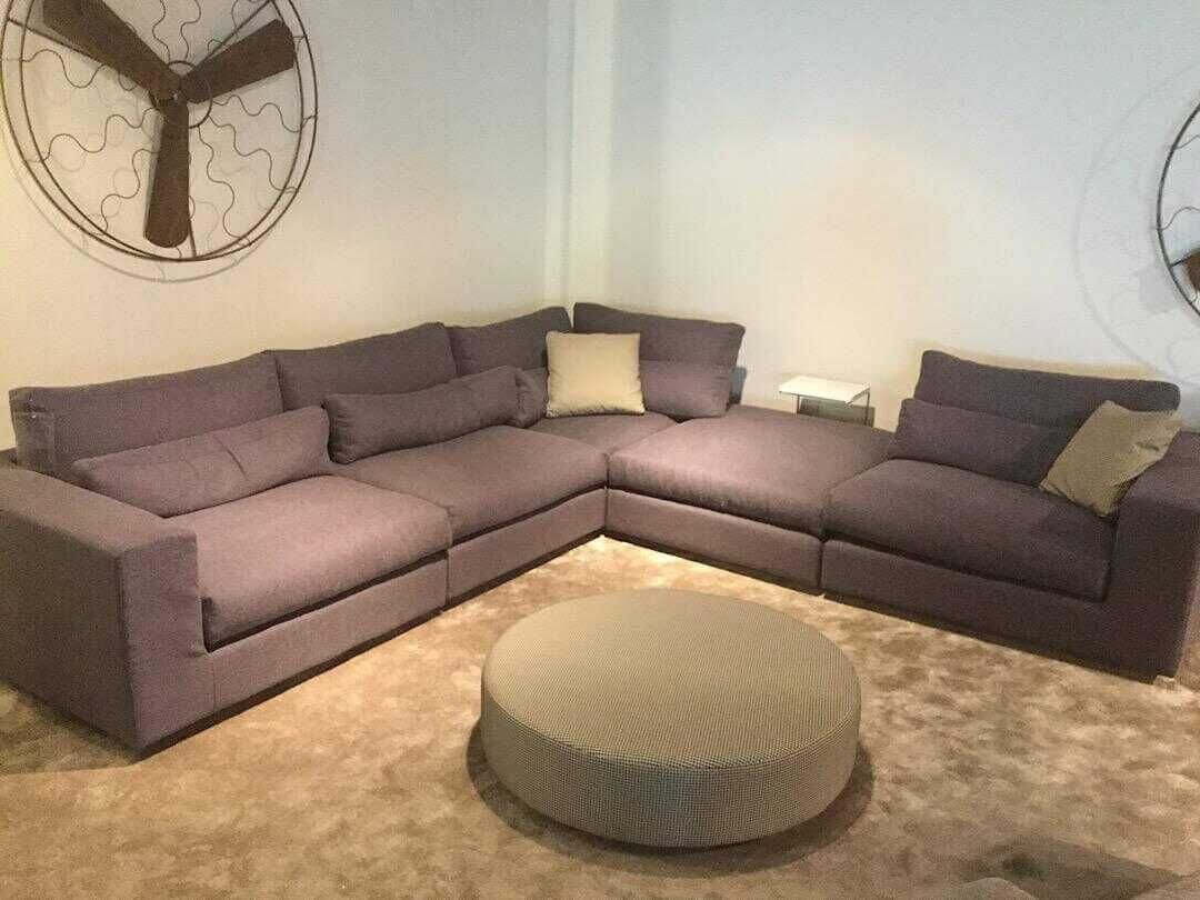 Loft - Große Eckgarnitur Loft No. 220 in Stoff braun - 2