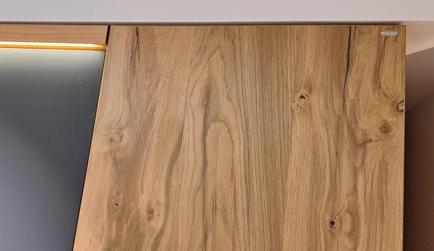 Voglauer - Schlafzimmer V Alpin Sleeping Eiche Altholz Glas Anthrazit Mit Beleuchtung - 9