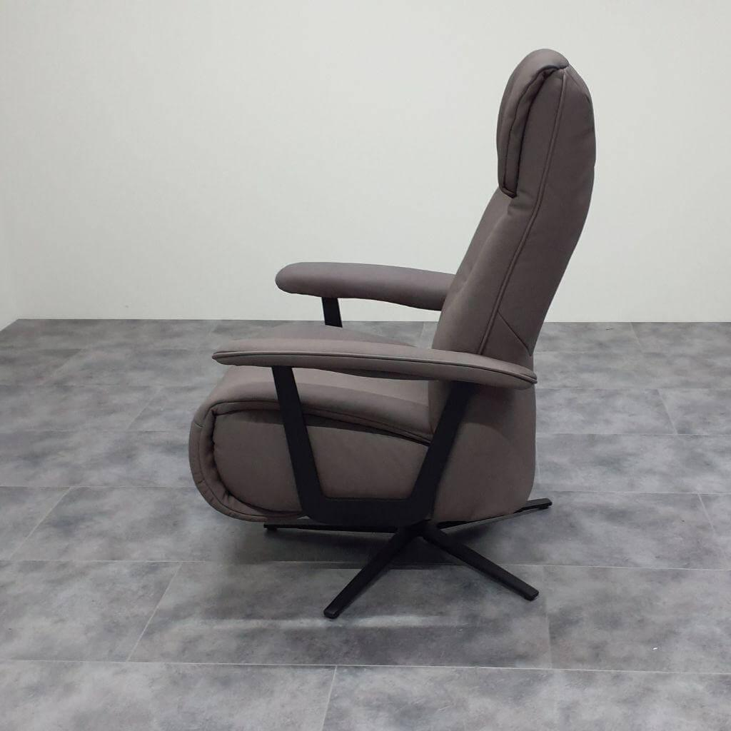 himolla - Relaxsessel Easyswing "Maxi M" 7357 31 V44 Leder 24 Longlife Rustika Clay Braun Gestell Metall Sternfuß Anthrazit - 3