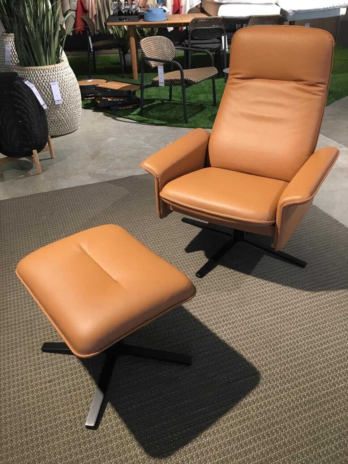 de-sede-sessel-ds-55-leder-touch-2525-cuoio-braun-mit-hocker-a817ef1369a0 De Sede - Sessel DS 55 Leder Touch 2525 Cuoio Braun mit Hocker - 1