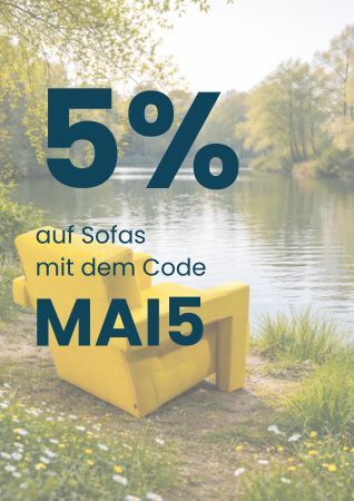 5% auf Sofas