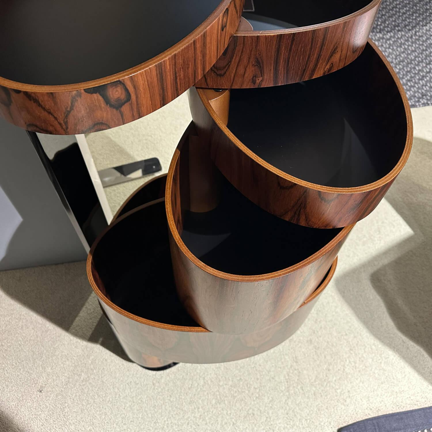 Tagliabue - Drehturm Bitte Tower 332 Holz Palissandro Lucido Nero F3 Struttura Nero Schwarz - 2