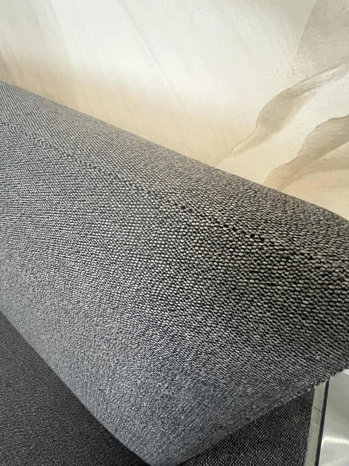 Erpo - Sofa Classic CL500 Stoff Prairie 202 88 Grau Metallkufe Chrom Hochglanz - 2